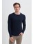 Waffle Rahat Kumaş %100 Pamuklu Slim Fit SWEATSHIRT-51640 2