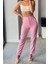 Pembe Önü Biyeli Yüksek Bel Kadın Pantolon MG2425 3