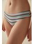 Çok Renkli Çizgili Natural Hipster Bikini Altı 1
