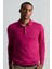 Merino Yünü Polo Yaka Fuşya Triko 1