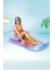 Ergonomik Tasarımlı Şişme Deniz Yatağı 160 x 85 cm Mavi ve Pembe Renk Seçenekleri 3