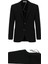 Slim Fit Dar Kesim Çizgili Beli Lastikli Ipli Takım Elbise 6