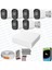 Hikvision Unv 6'lı Full Hd Güvenlik Kamerası Set Gece Görüş, Mikrofon, Olay Anında Bildirim 1