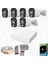 Unv Full Hd 6 Kamera Renkli Gece Görüş Mikrofonlu Olay Anında Bildirim 1