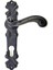 Antika Tarz Dekoratif Pirinç Okyanus Oda Kapı Kolu - 230X46 Mm, Oksit 1