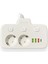 Akım Korumalı 2 Li Ayrı Anahtarlı Priz, 2x Priz, 3x Usb, 1x Type-C, 2 mt Kablo, Hızlı Şarj 4