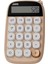 Sevimli Kare Tuşlu 10 Haneli Ldc Ekran Hesap Makinası Kahverengı 1