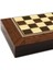 Cafe Tavla Oyun Takımı Ceviz Renkli 36 mm Plastik Pullar 24,5 x 48 x 6 cm Boyutunda 1