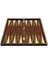 Cafe Tavla Oyun Takımı Ceviz Renkli 36 mm Plastik Pullar 24,5 x 48 x 6 cm Boyutunda 4