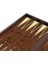 Cafe Tavla Oyun Takımı Ceviz Renkli 36 mm Plastik Pullar 24,5 x 48 x 6 cm Boyutunda 5