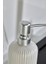 Seramik Sıvı Sabunluk 400 ml Beyaz Suya Dayanıklı Şık Tasarım Banyo Aksesuarı 6