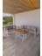 Bahçe Takımı, Balkon Mobilyası, 2+3+Masa, Kafe Koltuğu, Minimalist Tasarım 2