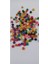 Renkli Yassı Ahşap Pul Boncuk 25 Gr. 8mm 1