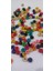 Renkli Yassı Ahşap Pul Boncuk 25 Gr. 8mm 2