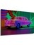 Neon Rüyalar Klasik Araba Modern Sanat Ev/işyeri/ofis/salon Ahşap Dekoratif Kare Tablo 3