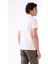 Beyaz Erkek Slim Fit Desenli Polo Yaka T-shirt 9