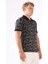 Siyah Erkek Slim Fit Desenli Polo Yaka Tshirt - 105244 8