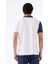 Beyaz Erkek Slim Fit Desenli Polo Yaka T-shirt 9