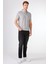 Gri Erkek Slim Fit Polo Yaka Tshirt 8