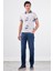 İndigo Erkek Slim Fit Çiçek Desenli Casual Polo Yaka T-shirt 8