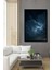 Çerçeve Görünümlü Gökyüzü Yıldızlar Yağlı Boya Görünümlü Dekoratif Ahşap Ev/işyeri/ofis Kare Tablo 1