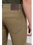 Erkek Yeşil Slim Fit Dar Kesim Pamuklu 5 Cep Esnek Rahat Pantolon 6