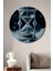 Donmuş Kum Saati Zamanın Buz Tutkusu Dekoratif Ahşap Ev/işyeri/ofis Yuvarlak Tablo 1