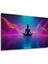 Neon Işıkları Altında Meditasyon Dekoratif Ahşap Ev/işyeri/ofis Kare Tablo 3