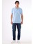 A.mavi Düz Erkek T-Shirt - Slim Fit 3