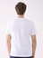 Beyaz Erkek Regular Fit Baskılı Casual O Yaka T-shirt 12