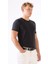 Siyah Erkek Slim Fit Düz O Yaka T-shirt 8