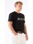 Siyah Erkek Regular Fit Baskılı Casual O Yaka T-shirt 9