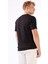 Siyah Erkek Regular Fit Baskılı Casual O Yaka T-shirt 10