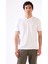 Beyaz Erkek Slim Fit Düz Düğmeli O Yaka Triko 4