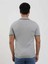 Gri Erkek Slim Fit Fitilli Fermuarlı Polo Yaka Triko 11