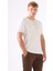 Beyaz Erkek Slim Fit Düz O Yaka Triko 5