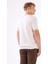 Beyaz Erkek Slim Fit Düz O Yaka Triko 7