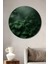 Yeşil Yapraklar Ormanı Yağlı Boya Görünümlü Dekoratif Ahşap Ev/işyeri/ofis Yuvarlak Tablo 1