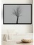 Çerçeve Görünümlü Minimalist Ağaç Kara Kalem Görünümlü Dekoratif Ahşap Ev/işyeri/ofis Kare Tablo 1