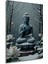 Buz Mavisi Buddha ve Lotus Çiçeği Rüyası Dekoratif Ahşap Ev/işyeri/ofis Kare Tablo 3