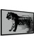 Çerçeve Görünümlü Soyut Kaplan Hızı Siyah Beyaz Dekoratif Ahşap Ev/işyeri/ofis Kare Tablo 3