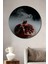 Dumanlı Nar Taneleri Modern Sanat Dekoratif Ahşap Ev/işyeri/ofis Yuvarlak Tablo 1