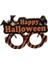 Happy Halloween Yazılı Figürlü 3D Plastik Pvc Parti Gözlüğü Model V 1 Adet 1