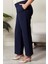 Lacivert Renk Sandy Kumaş Pantolon 4