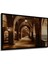 Çerçeve Görünümlü Mistik Osmanlı Sarayı Yağlı Boya Görünümlü Dekoratif Ahşap Işyeri/ofis Kare Tablo 3
