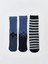 Desenli Erkek Çocuk Havlu Soket Çorap 3'lü (W5) 2