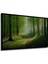 Çerçeve Görünümlü Yeşil Orman Yolu Yağlı Boya Görünümlü Dekoratif Ahşap Ev/işyeri/ofis Kare Tablo 3