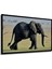 Çerçeve Görünümlü Savana Fil Yağlı Boya Görünümlü Dekoratif Ahşap Ev/işyeri/ofis Kare Tablo 3