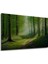 Yeşil Orman Yolu Yağlı Boya Görünümlü Dekoratif Ahşap Ev/işyeri/ofis Kare Tablo 3