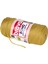 Boho Polyester Makrome Iplik 200 gr 230 Metre 4 mm (Renk Kodu: 50 )Gold 1